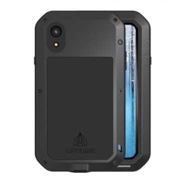 Shockproof Gorilla Glass Metal Case for iPhone XR