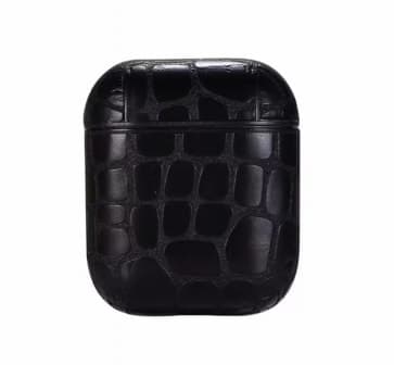 Crocodile Leather Airpods 2 Carrying Case
