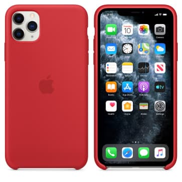 Apple iPhone 11 Pro Max Silicone Case Red