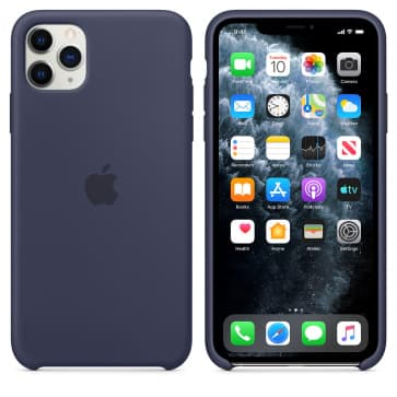 Apple iPhone 11 Pro Max Silicone Case Midnight Blue