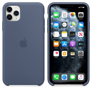 Apple iPhone 11 Pro Max Silicone Case Alaska Blue