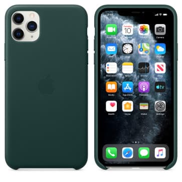 Apple iPhone 11 Pro Max Leather Case Forest Green