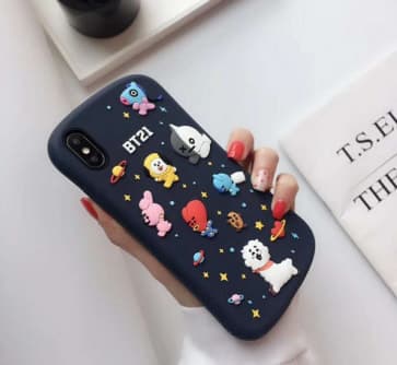 BT21 Silicone 3D Case iPhone 6 6s