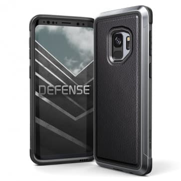 Galaxy S9 Case X-Doria Defense Lux - Black Leather