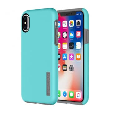 Incipio Dualpro iPhone X Case - Turquoise Charcoal