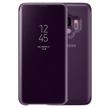 Official Samsung Galaxy S9 Clear View Stand Cover Case - Purple
