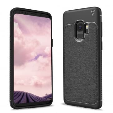 Galaxy S9 Elegant Leather Feel Thin Case