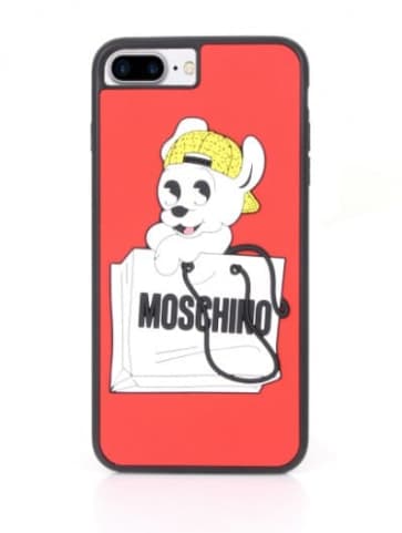 Moschino Red Pudgy Dog iPhone X Case