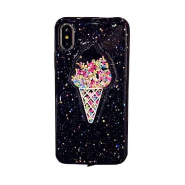 iPhone X Ice Cream Sprinkles Case