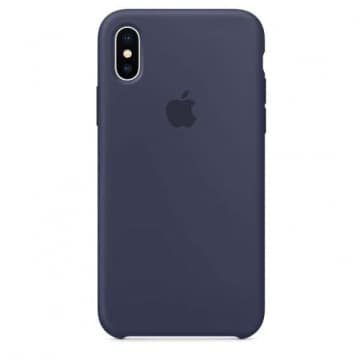 iPhone X Silicone Case - Midnight Blue