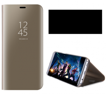 Galaxy S20 Clear View Mirror Case - Gold