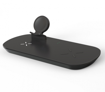 Wireless Charging Pad Qi Non-Slip With Watch and Earbuds Non Slip Function