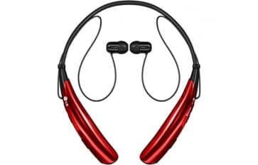 LG Tone Pro HBS-750 Bluetooth Headset Stereo Wireless - Red