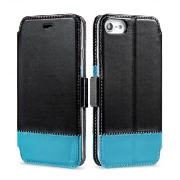 iPhone 6 6s Leather Folio - Cosmos Blue