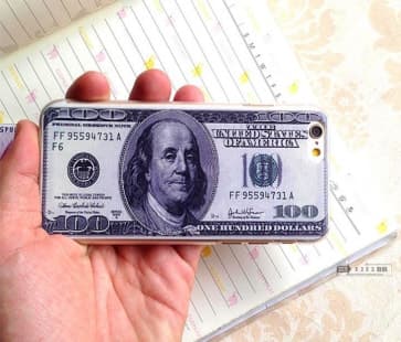 $100 Bill Money  Case For iPhone 6 Plus