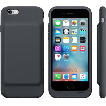 iPhone 6 / 6s Smart Battery Case - Charcoal Grey