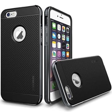 Verus Titanium Silver iPhone 6 Plus Case Iron Shield Series