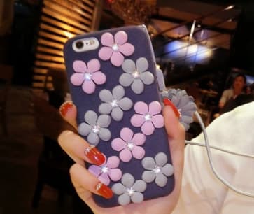 Soft Flower Case for iPhone 7