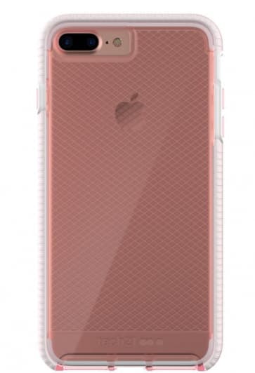 Tech21 Evo Check Case for iPhone 7 Plus Pink White