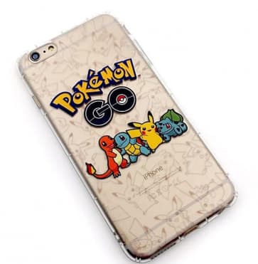 Pokemon Go Multi Character Clear Case for iPhone 6 6s Plus