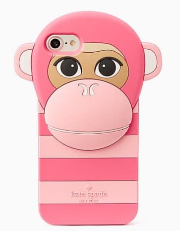 Kate Spade Silicone Monkey iPhone 6 6s Case