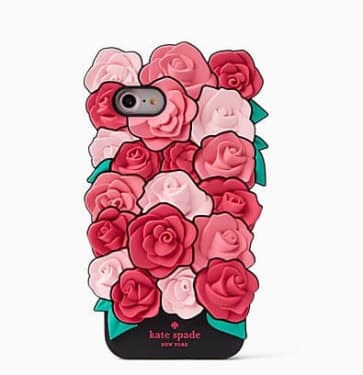 Kate Spade Silicone Roses iPhone 6 6s Plus Case