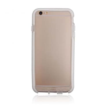 Tech Evo Band Case for iPhone 6 6s Plus Clear/White