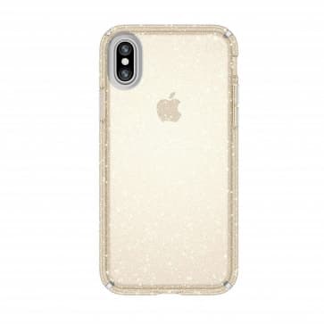 Speck Presidio Clear + Glitter iPhone MAX Gold