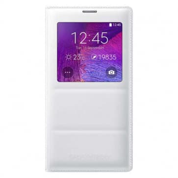 Samsung S-View Wireless Charging Cover for Galaxy Note 4 - White