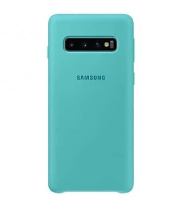 Official Samsung Galaxy S10 Silicone Cover Case - Green