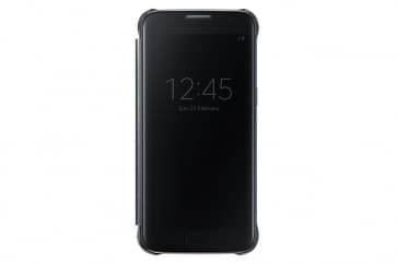 Official Samsung Galaxy S7 Edge Clear View Cover Case - Black