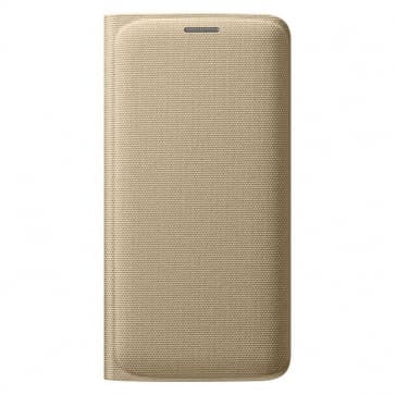 Official Samsung Galaxy S7 Flip Wallet Cover - Gold
