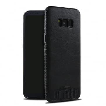 Galaxy S8 Luxury Leather Non-Slip Grip Case