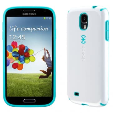 Speck CandyShell White Caribbean Blue Case For Galaxy S4