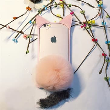 iPhone 6 6s Plus Rabito Bunny Ears with Tail Rabbit Case