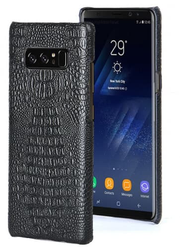 Crocodile Pattern Leather Back Case for Galaxy Note 8