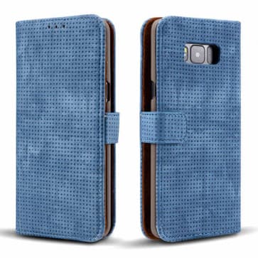 Fabric Soft Pattern Leather Case Wallet Case for Galaxy Note 8