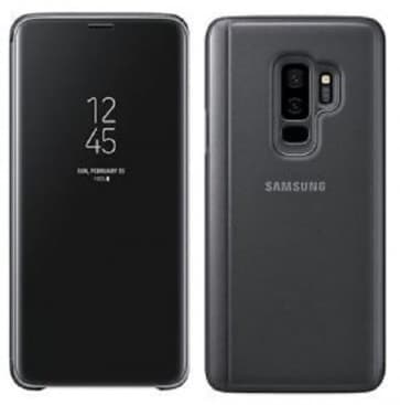 Official Samsung Galaxy S9+ Plus Clear View Stand Cover Case - Black