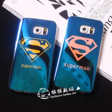 Chrome Mirror Superman Case for Galaxy Note 4