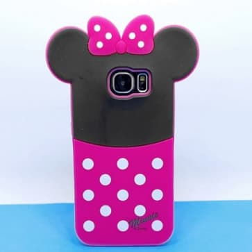 Galaxy S6 Character Case Minnie Mouse Back