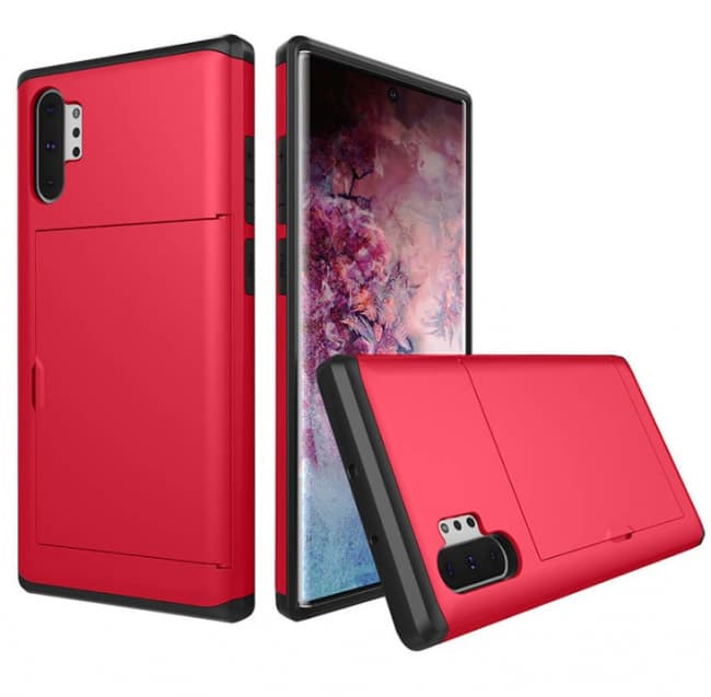 note 10 plus phone case with card holder