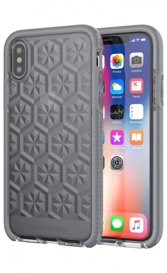 Tech21 Evo Gem Case For Iphone X Space Grey Tablet Phone Case