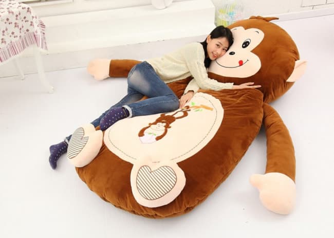 Giant Monkey Plush Pillow Bed 200cm 6 5ft Tablet Phone Case
