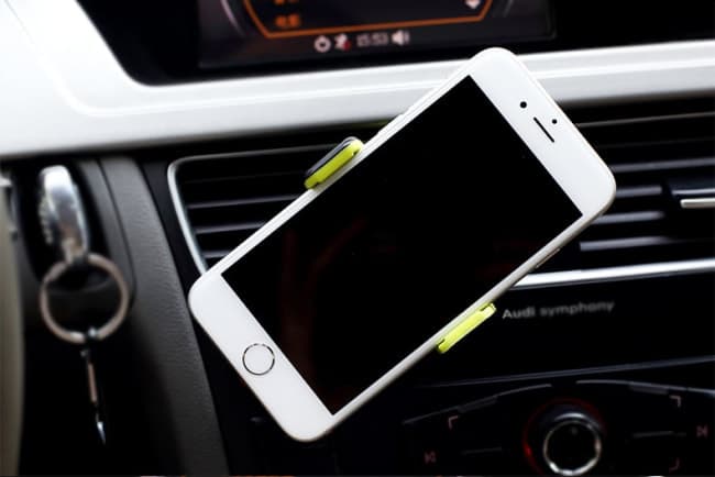 Rock 360 Car Phone Mount Clip Holder For Iphone 6 6s Plus Galaxy S6 Iphone 5 5s Tablet Phone Case