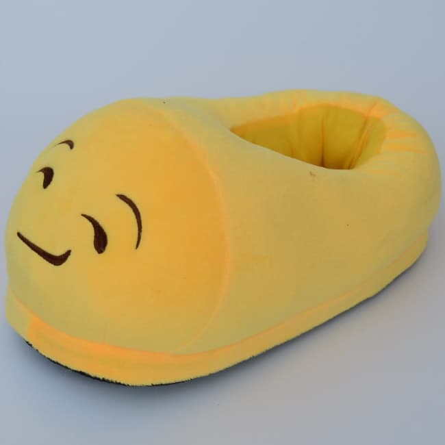 big comfy emoji emoticon slippers