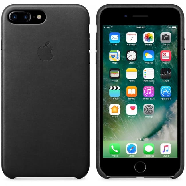 Leather Case For Apple Iphone 7 Plus Black Tablet Phone - Apple Black Leather Case After 1 Year Leather Case For Apple Iphone 7 Plus Black Tablet Phone - Apple Black Leather Case After 1 Year