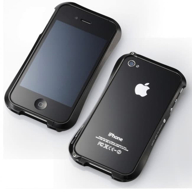 Deff Cleve Alumimum Frame Case for iPhone 4 & 4S - Black | Tablet Phone Case
