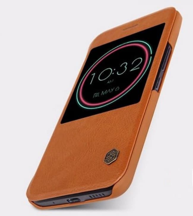 htc 10 genuine leather ice view case