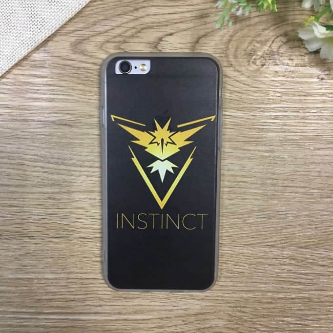 Pokemon Go Yellow Team Instinct Iphone 6 6s Plus Case Tablet Phone Case