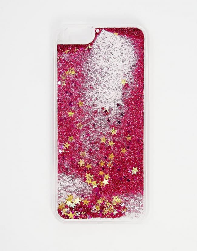 Skinnydip Pink Liquid Glitter Iphone 6 6s Case Tablet Phone Case
